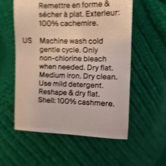 NEW COS Cashmere Sweater Jumper Bright Green Size L! VERY RARE COLOR!!! - Picture 13 of 13